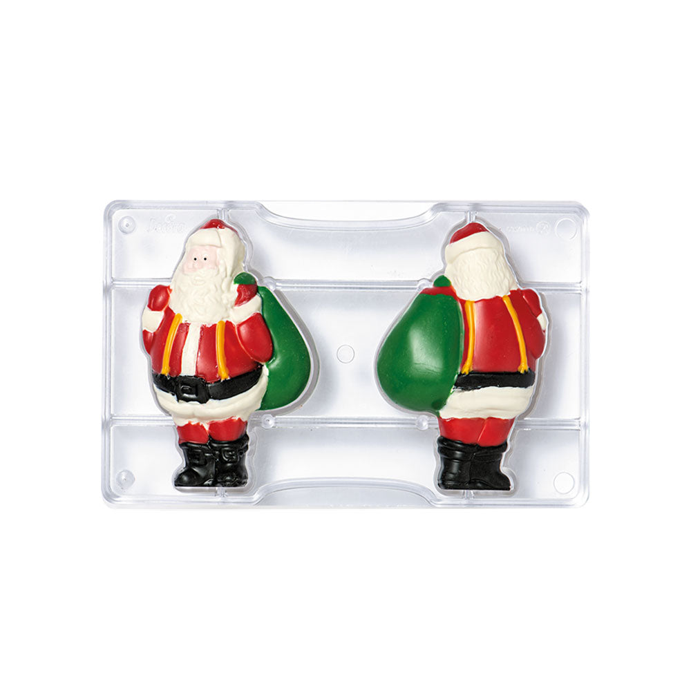 Professional chocolate Father Christmas mould, 99 x 150 mm