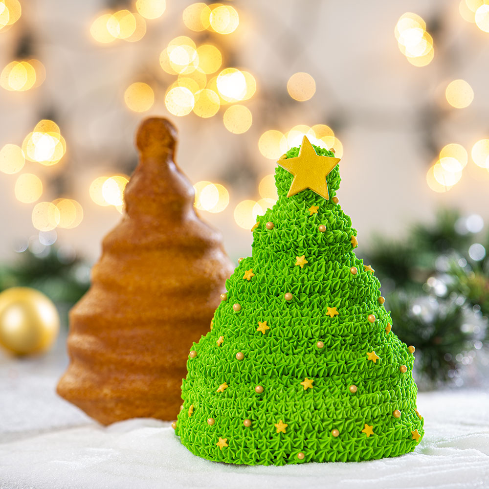 3D-Weihnachtsbackform mit Antihaftbeschichtung