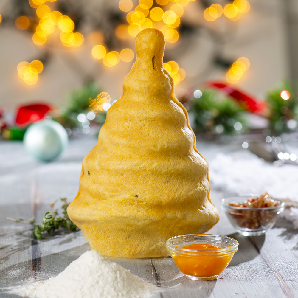 Yapışmaz kaplamalı 3D Noel kek kalıbı