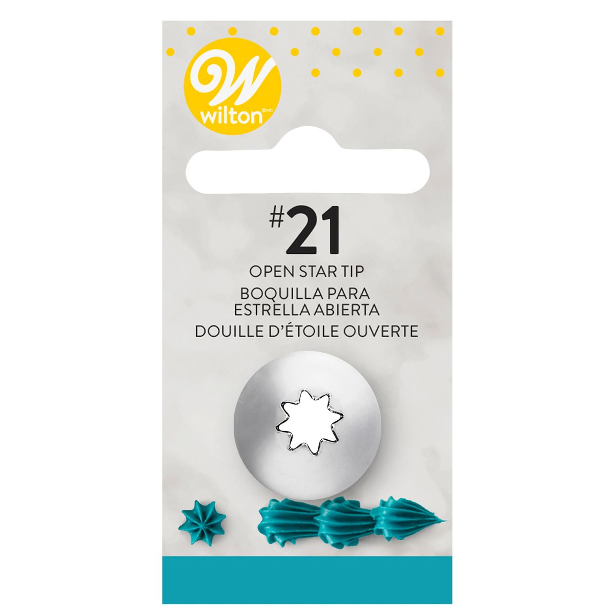 Wilton Spritztülle Stern Nr. 21