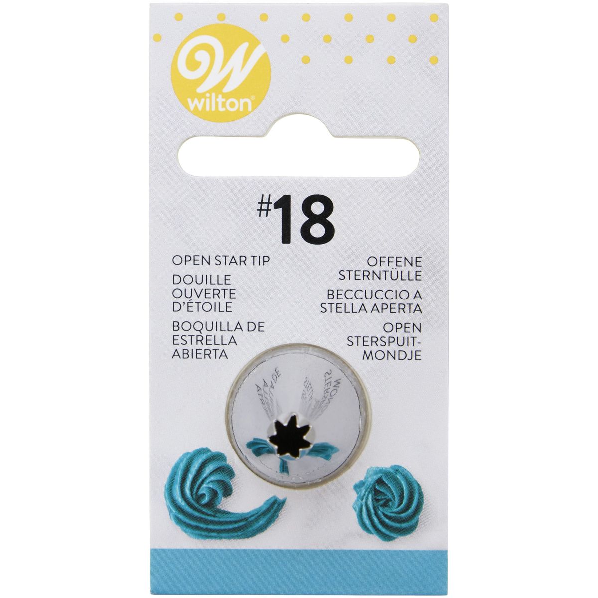 Wilton Spritztülle Stern Nr. 18