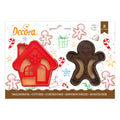 Ausstecher-Set Lebkuchenmann und Haus, Kunststoff, 2 Stück