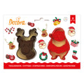 Kurabiye kalıbı seti Noel Baba ve ren geyiği, 2 adet