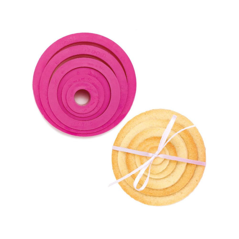 Ausstecher-Set rund, 6 Stück, 1,5 bis 8 cm