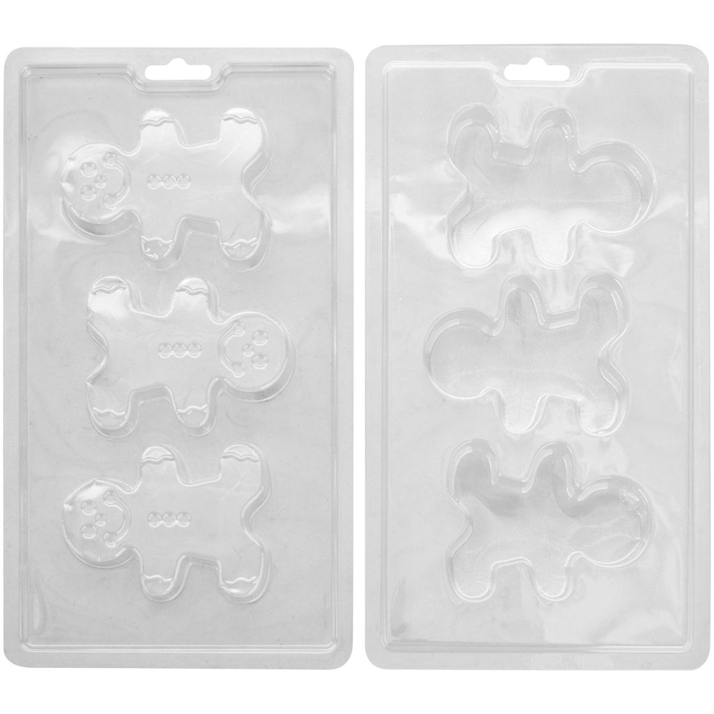 Wilton - 3D Chocolate Mould - Hot Chocolate - Gingerbread Man