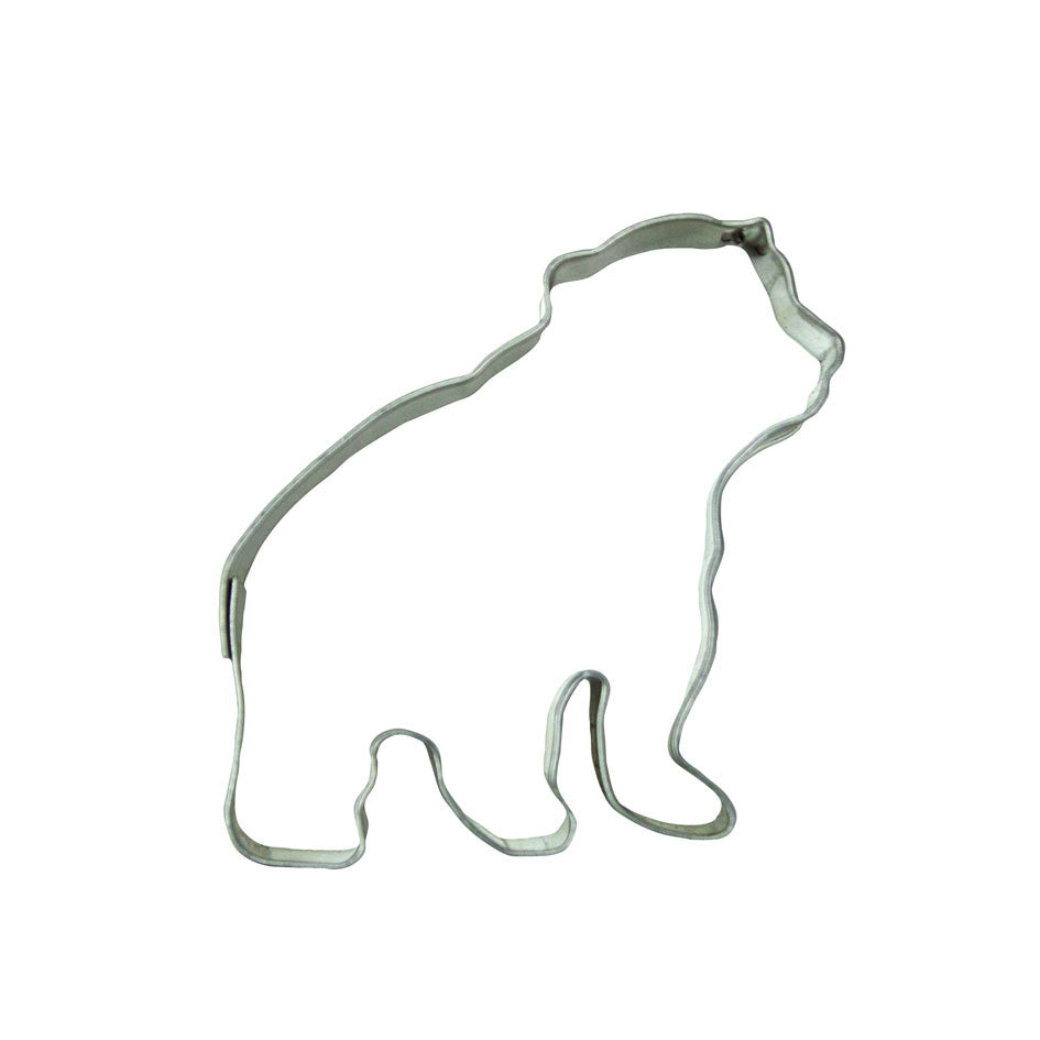 Ausstecher Eisbär, Edelstahl, 7 cm