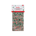 Cookie/Kekstüten - Plastik - Weihnachten - Holly & Trees - 20 Stück