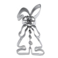 Ausstecher Hasenmädchen, Edelstahl, 8 cm