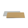 Cakeboard rechteckig silber/gold, 2 mm 25 x 35 cm