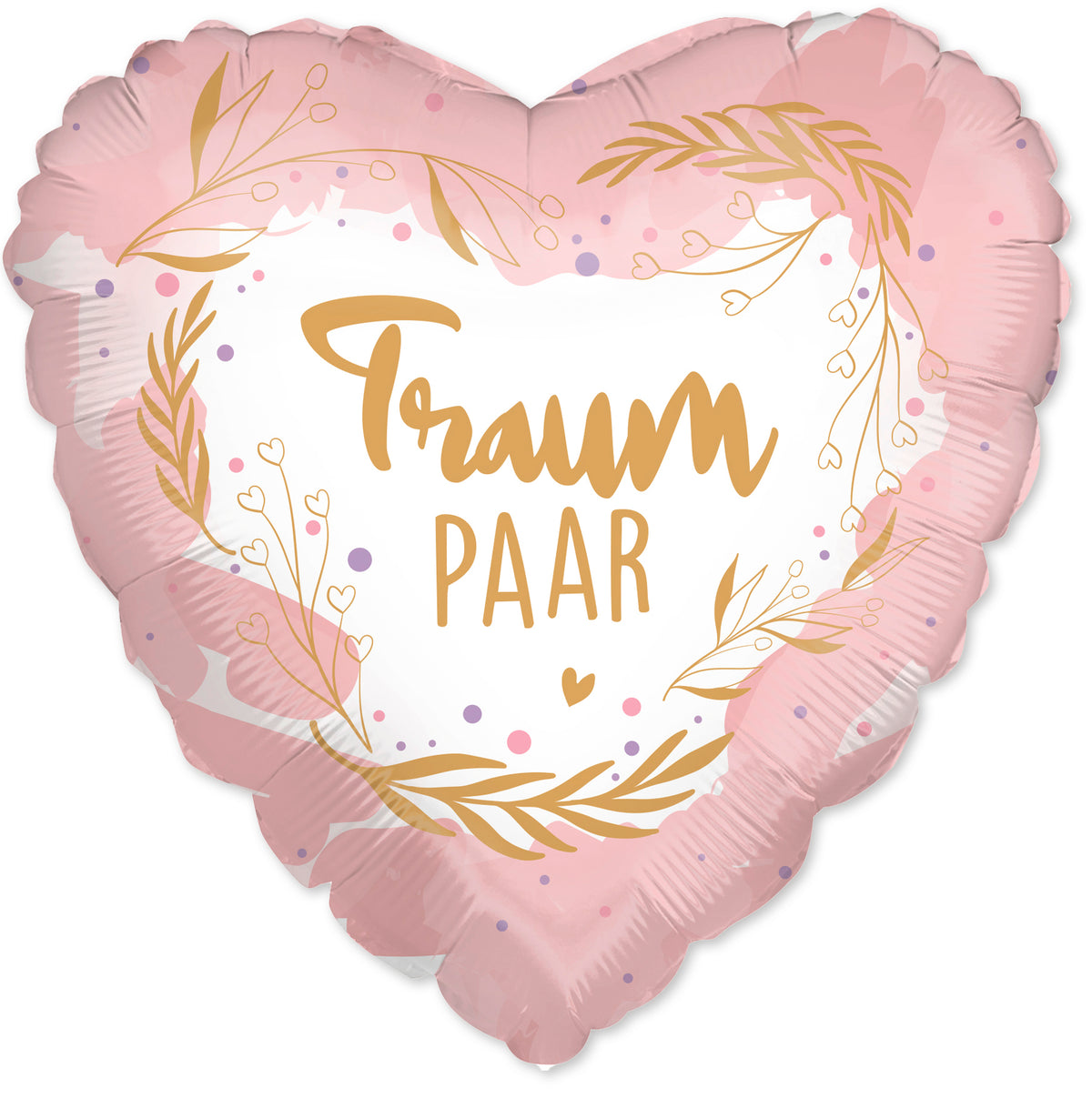 Folienballon - Herz - Traumpaar- 46cm