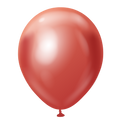Latexballon - Chrome Rot/Braun 12 cm