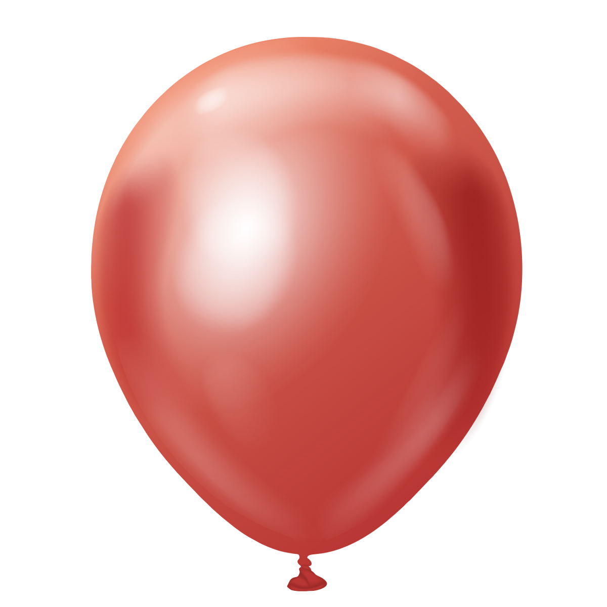 Latexballon - Chrome Rot/Braun 12 cm