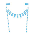 Cake Topper - Wimpel - Its a Boy - Blau/Weiß