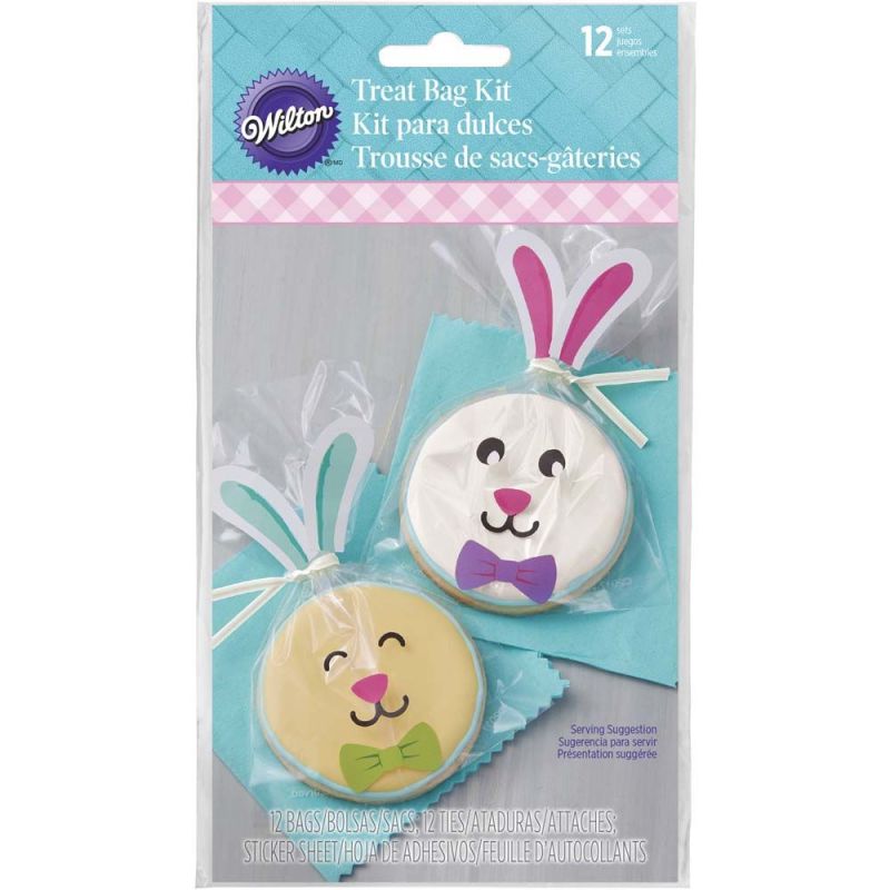 Wilton Süßigkeitenbeutel Mini Hase, 12 Stück