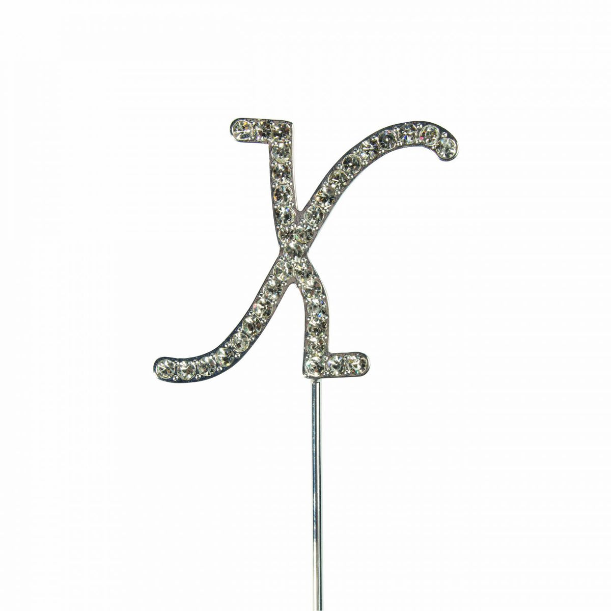 Cake Topper Diamanten Buchstabe X