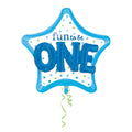 Foil Balloon - 3D - 1st Birthday - Fun to be One - Blue - Star - 91cm