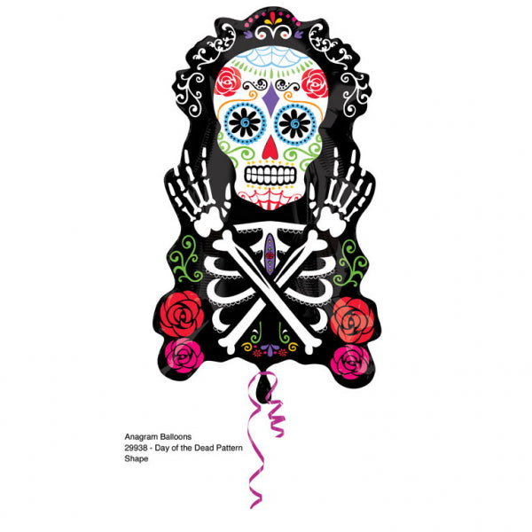 Folienballon - Halloween - Day of the Dead - 43x71cm