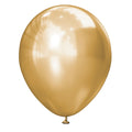 Latexballon - Chrome Gold 12 cm