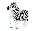 Folienballon - Walking Balloon - Zebra - 64cm