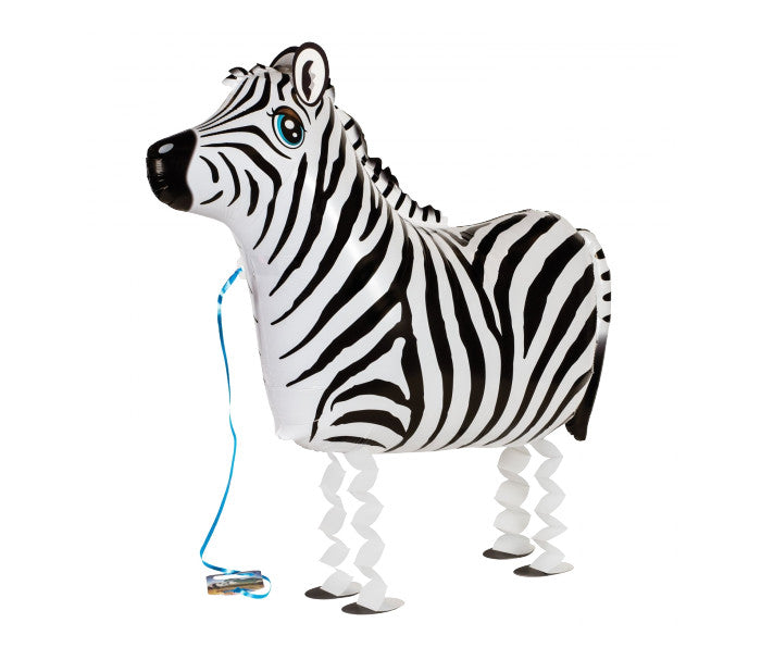 Folienballon - Walking Balloon - Zebra - 64cm