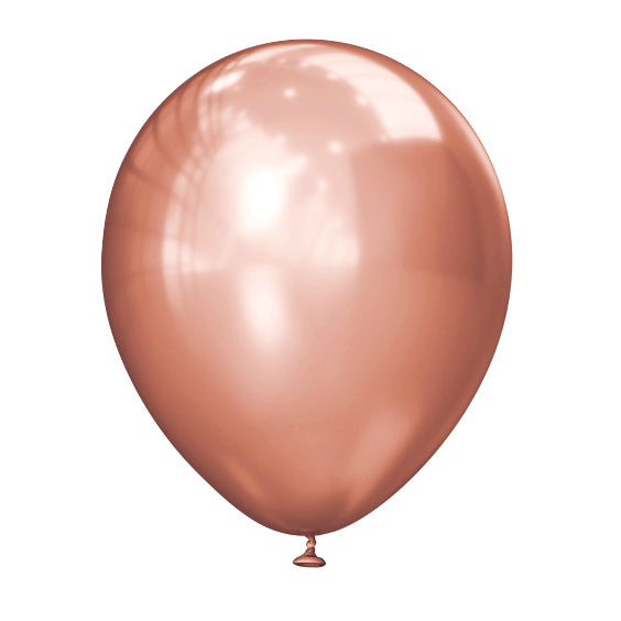 Latexballon - Chrome Roségold 30 cm