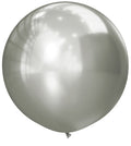 Latexballon - Chrome Silber 60 cm