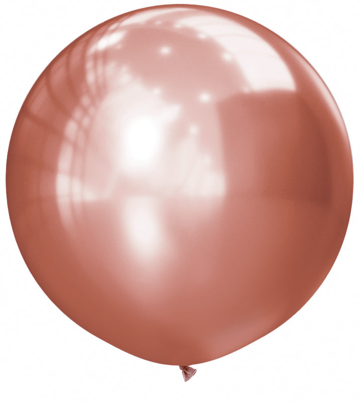Latexballon - Chrome Roségold 60 cm