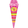 Folyo Balon - Okula Başlama - Okul Külahı (Schultüte) - Pembe - 35x111cm