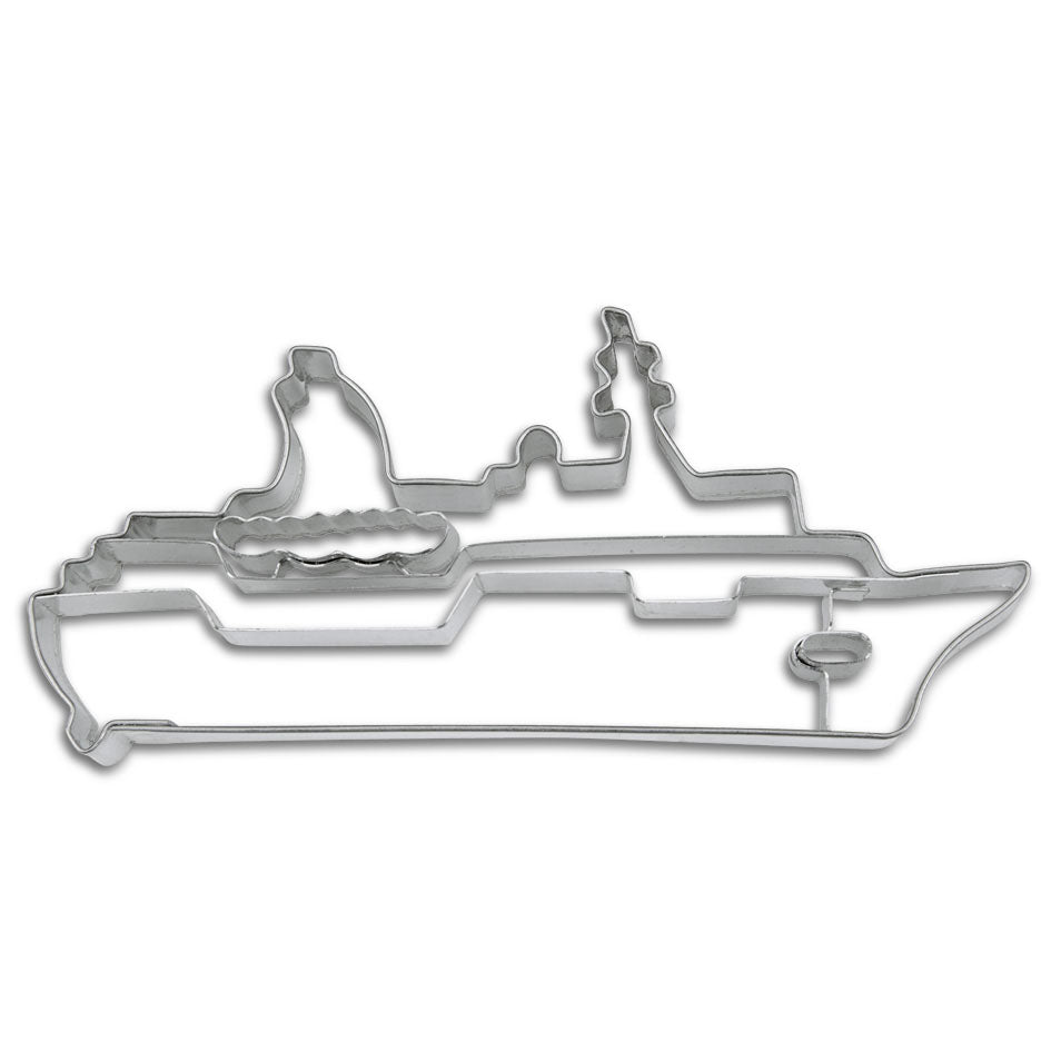 Ausstecher Kreuzfahrtschiff, Edelstahl, 10 cm