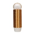 Wilton Muffinförmchen Gold/Weiß, 50 Stück