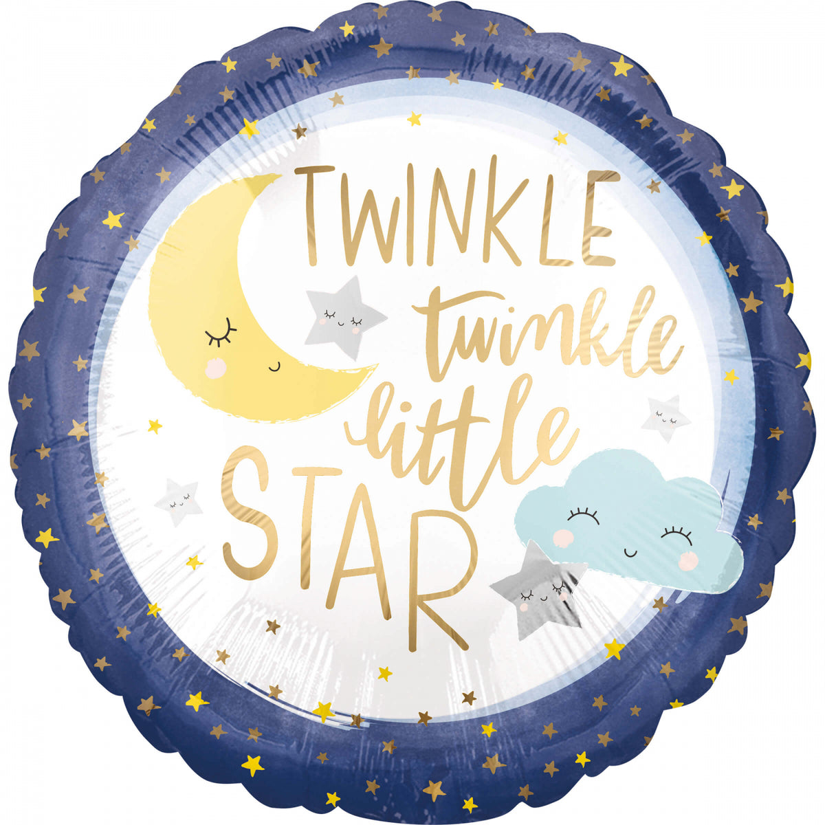 Folien Ballon Twinkle twinkle little Star 45cm