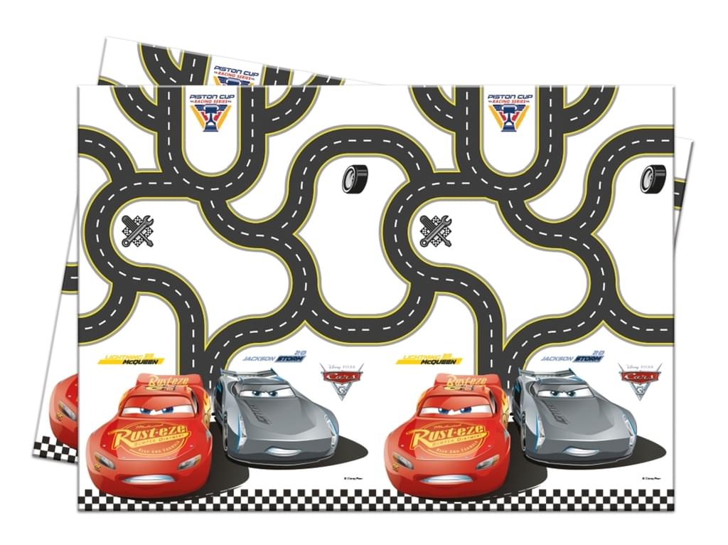 Tischdecke - Plastik - Cars 3 - 120x180cm