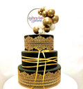 Cake Topper Holz rund, 14 cm