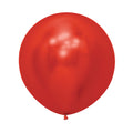 Latexballon - Chrome Rot 60 cm
