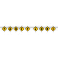 Banner/Girlande - Baustelle - PARTY ZONE - 2.74m