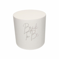 Cake Topper Bride to Be Acryl silber