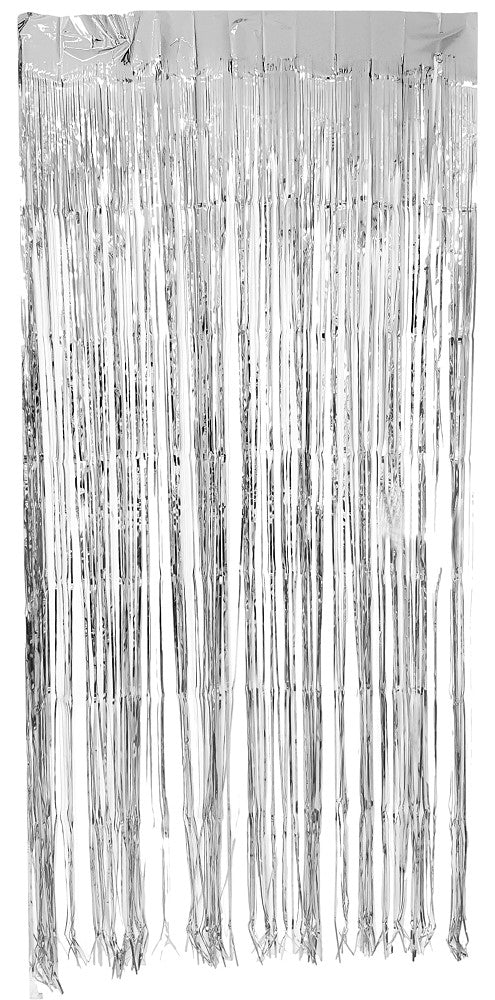 Lametta Vorhang - Silber - 1m x 2m