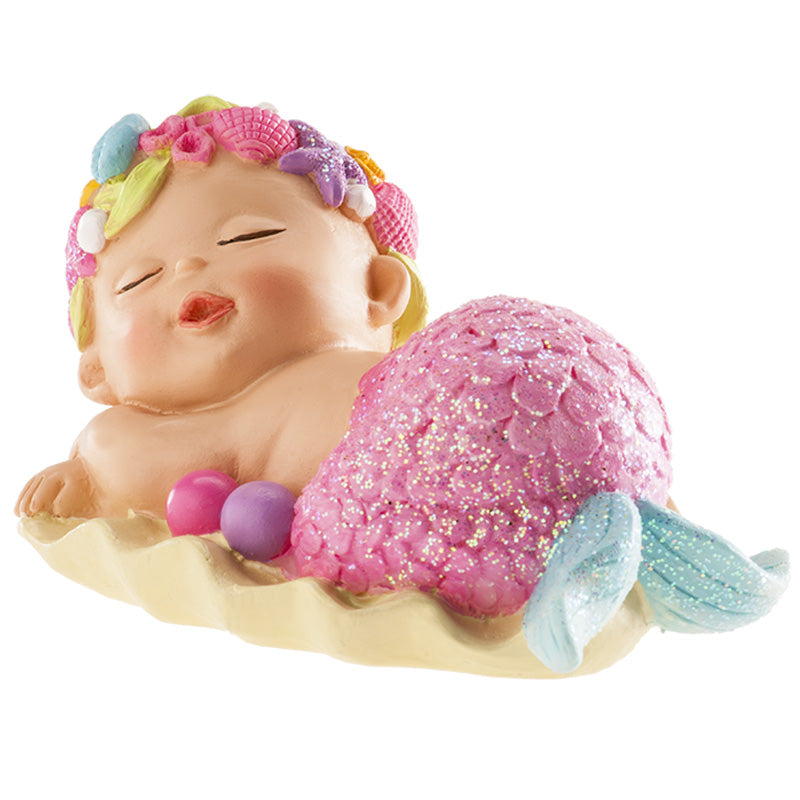Tortenfigur Baby Meerjungfrau, 10 cm