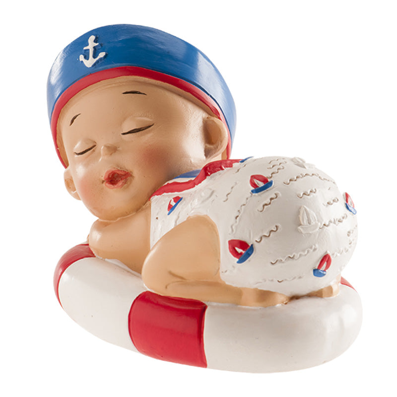 Tortenfigur Baby Matrose, 10 cm
