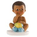Tortenfigur Junge mit Ball, 10 cm