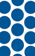 Partytüten Papier gepunktet, 10 Stück Blau/Weiß