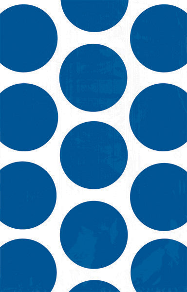 Partytüten Papier gepunktet, 10 Stück Blau/Weiß