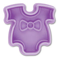 Ausstecher Babybody mit Auswurf, Kunststoff, 5 cm