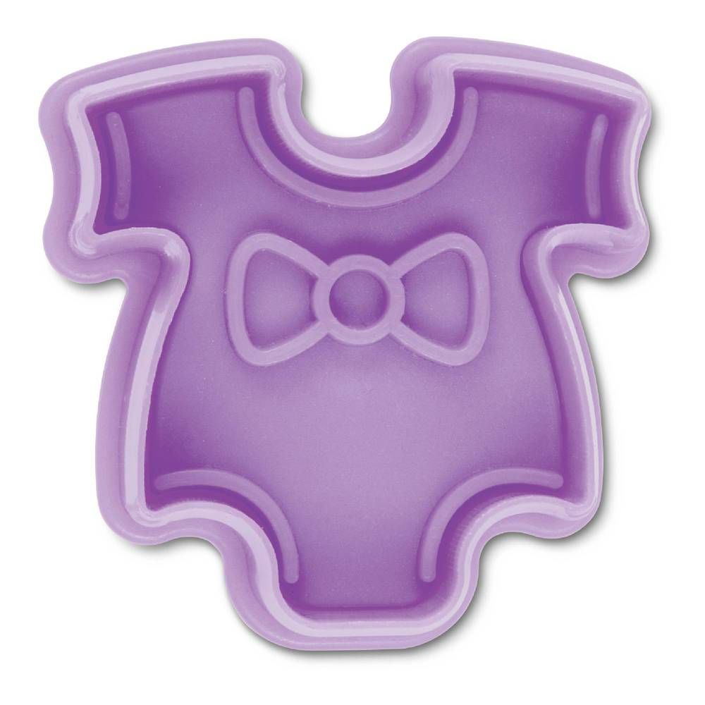 Ausstecher Babybody mit Auswurf, Kunststoff, 5 cm