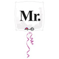 Фольгированный шар – свадьба / Wedding – Mr. – квадратный – 46 см