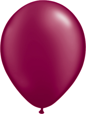 Latexballon - Pearl Burgunderrot 30 cm