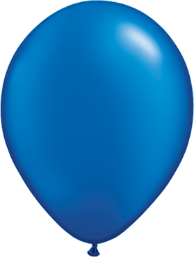 Latexballon - Pearl Saphirblau 12 cm