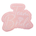 Aufbügelmotiv - Patches - Team Bride - 6Stück - 9.6x8.5cm
