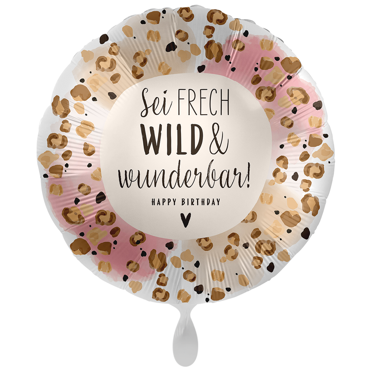 Folienballon XXL Wild Leopard Birthday 71 cm
