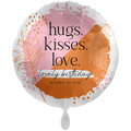 Folienballon XXL Lovely Birthday hugs kisses love 71 cm